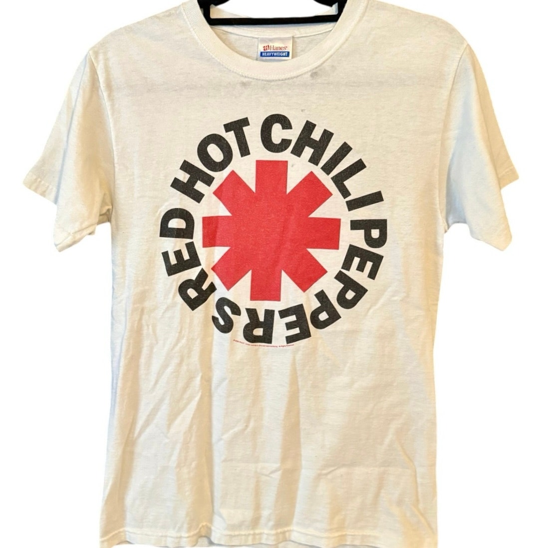 Vintage Y2k Red Hot Chili Peppers Logo 2006 Band Shirt Adult Small